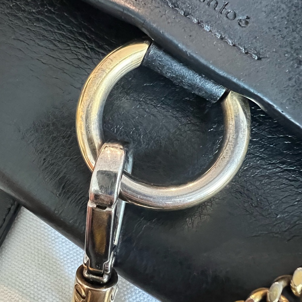 Chloé Faye Small Leather Shoulder Bag - Picture 5 of 17
